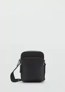 Bolso Park Negro Talla 99 Hombre Mango