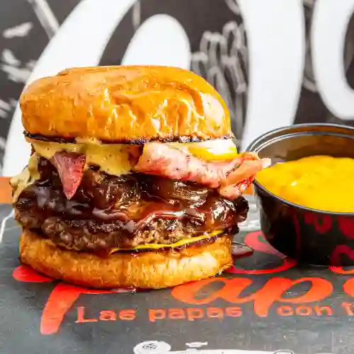Hamburguesa Cheddar Bomb
