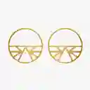 Aretes Ibiza Dorado 43 mm