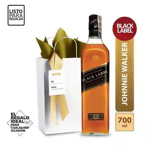 Whisky J. Walker Black Label 700 mL + Bolsa Regalo