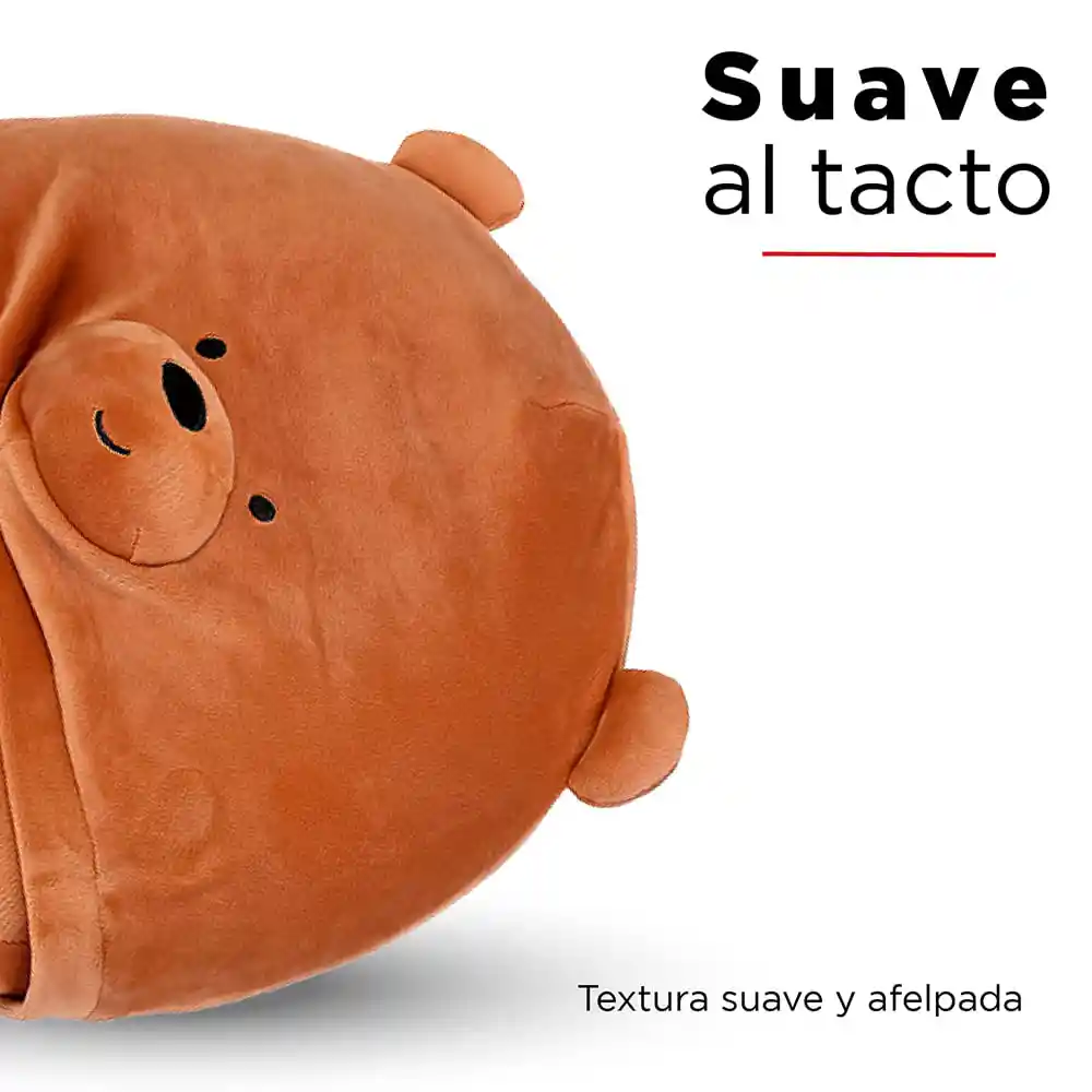 Miniso Almohada Para Viaje Con Capucha Grizzly we Bare Bears