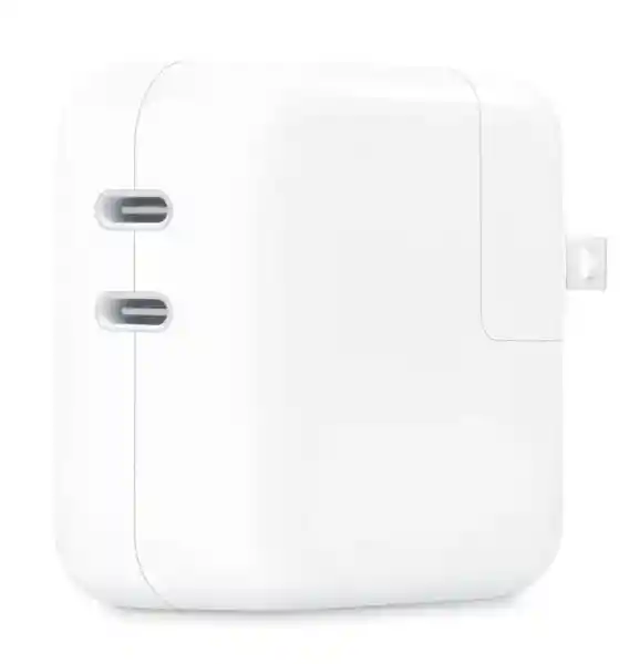 Apple Cargador de Pared Compacto Con Dos Puertos de 35w