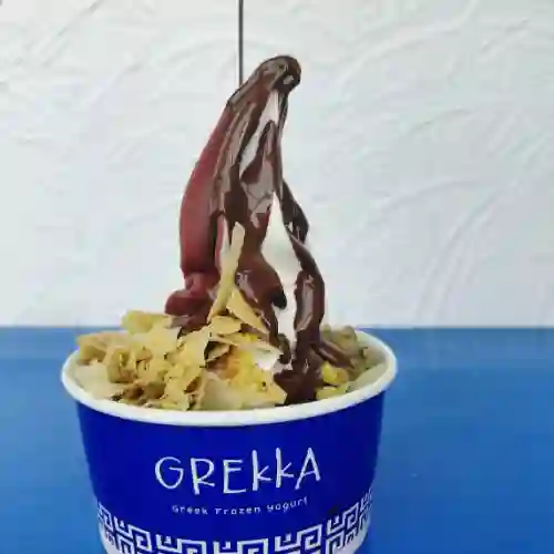 Helado Combinado (Yogurt Griego y Acai) Mediano