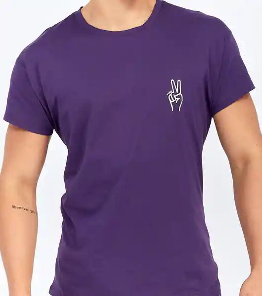 Typer Camiseta Morados Talla L 823935