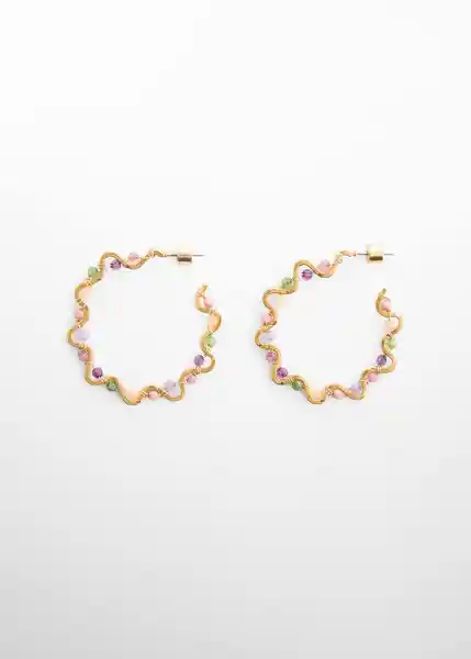 Pendientes Ronda Oro Talla 99 Mujer Mango