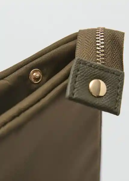 Monedero G Nil Khaki Talla 99 Mujer Mango