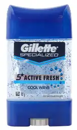 Antitranspirante en Gel Invisible Gillette Power Rush 82 g