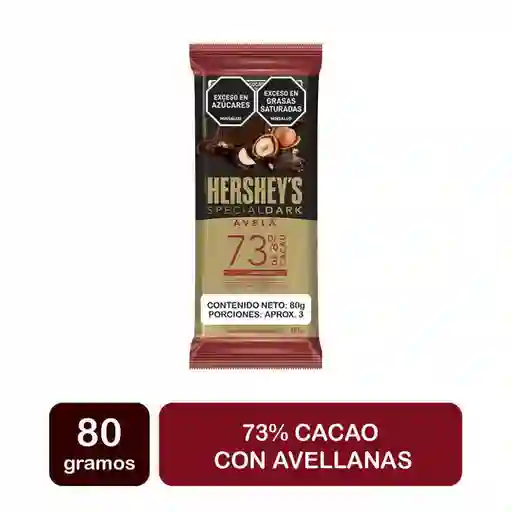 Hershey's Barra de Chocolate Oscuro Con Avellanas