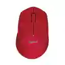 Logitech Mouse Inalámbrico M280 Color Rojo