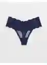 Panti Azul Oscuro Talla Medium Aerie American Eagle