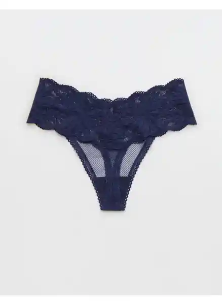 Panti Azul Oscuro Talla Medium Aerie American Eagle