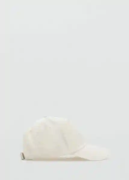 Gorra Basic Blanco Talla 99 Hombre Mango