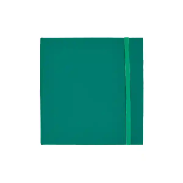 Libreta Tela 15x15 Cm Verde Diseño 0001