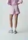 Short Zarit Mujer Rosa Bonbon Claro Talla M 452G390 Naf Naf
