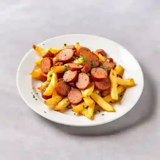Salchipapa Mixta