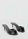 Sandalias Rocket Negro Talla 37 Mujer Mango