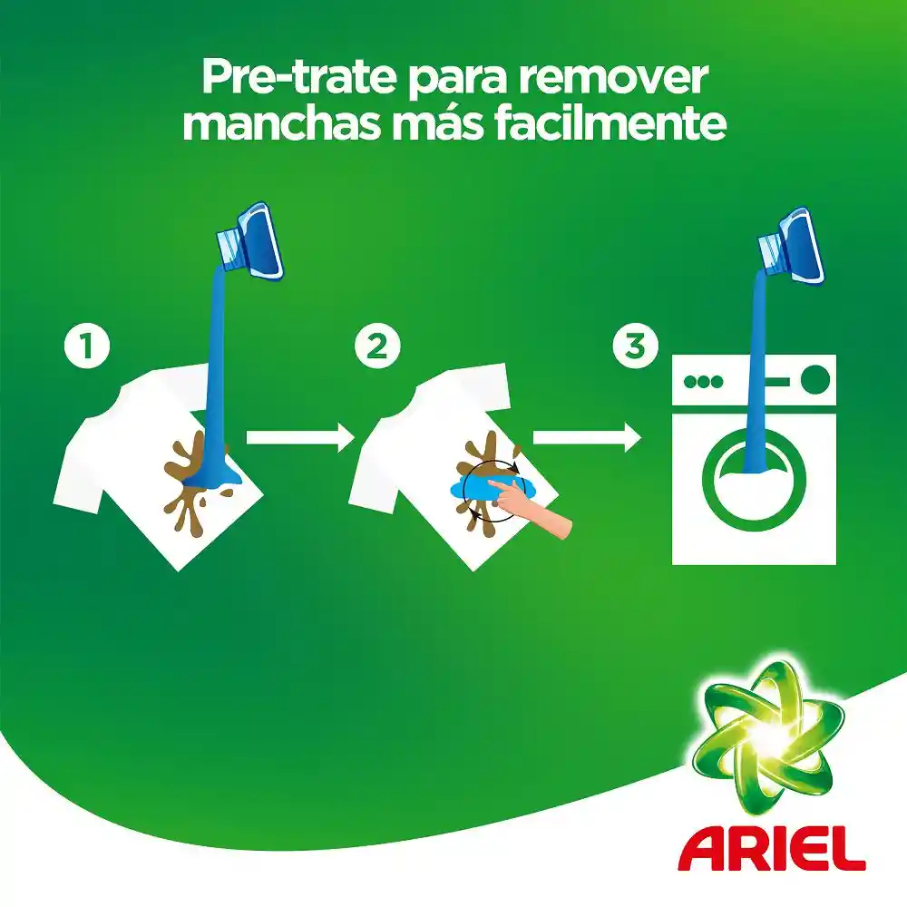 Ariel Detergente Liquido Concentrado con un Toque de Downy