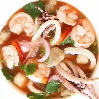 Ceviche de Camarón, Pulpo y Calamar