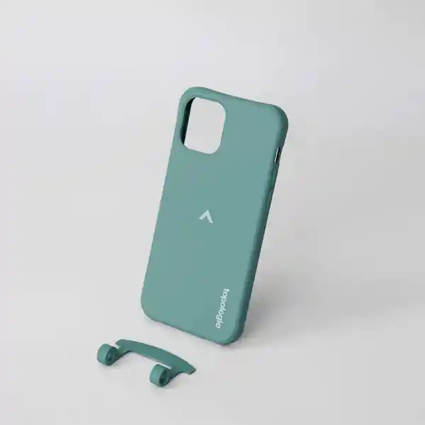 Topologie Case Para iPhone 13 Verde Turquesa