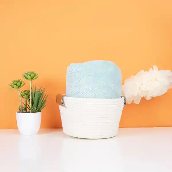 Toalla de Baño Jacquard Azul Serie Miniso