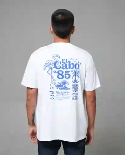 Camiseta Hombre Blanco Talla M 102G001 Rifle