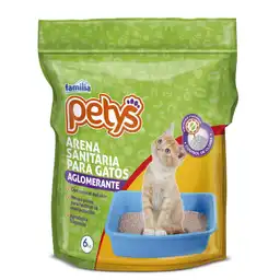 Petys Arena Sanitaria Aglomerante Para Gatos X 6 K