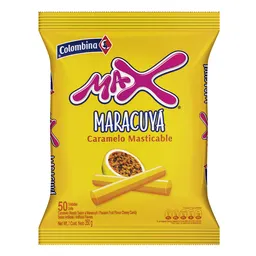 Colombina Caramelo Masticable Max Sabor Maracuyá