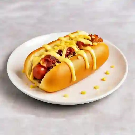 Perro con carne demechada