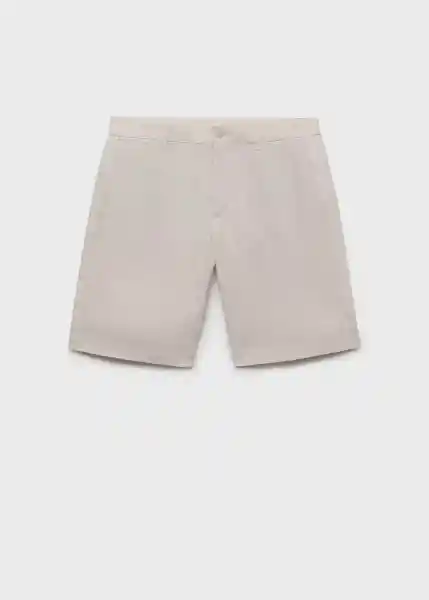 Bermuda Carp Offwhite Talla 38 Hombre Mango