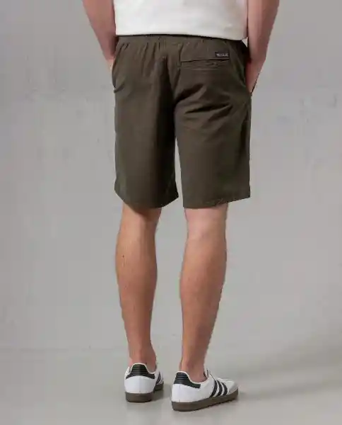 Bermuda Drill Hombre Verde Pino Oscuro Talla 40 39235 Rifle