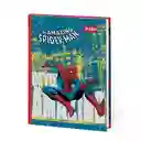 Cuaderno Tapa Dura Spiderman Rayado 100 Hojas Cosido Scribe