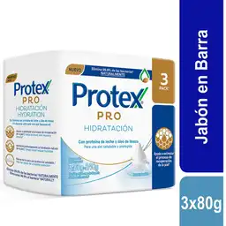 Protex Jabón Antibacterial Pro Hidratacion 80 g