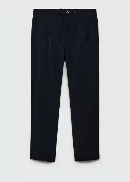 Pantalón Lunar Navy Talla 46 Hombre Mango