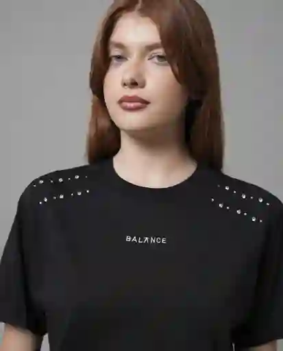 Camiseta Mujer Negro Talla S 209G027_NEG194007 Rifle