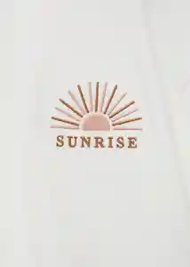 Camiseta Sunrise Off White Talla 14 Niñas Mango