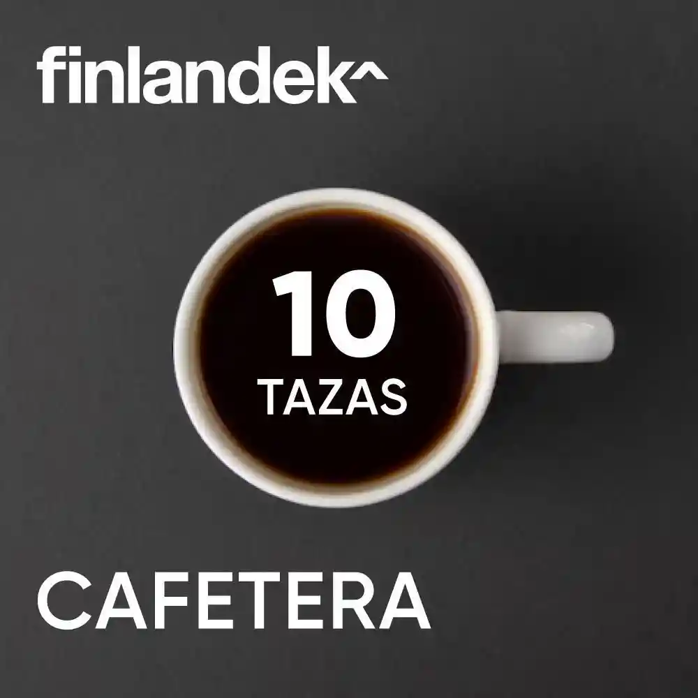 Finlandek Cafetera Eléctrica Negra