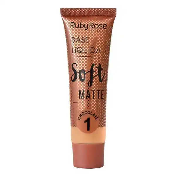 Ruby Rose Base Líquido Soft Matte Chocolate 1