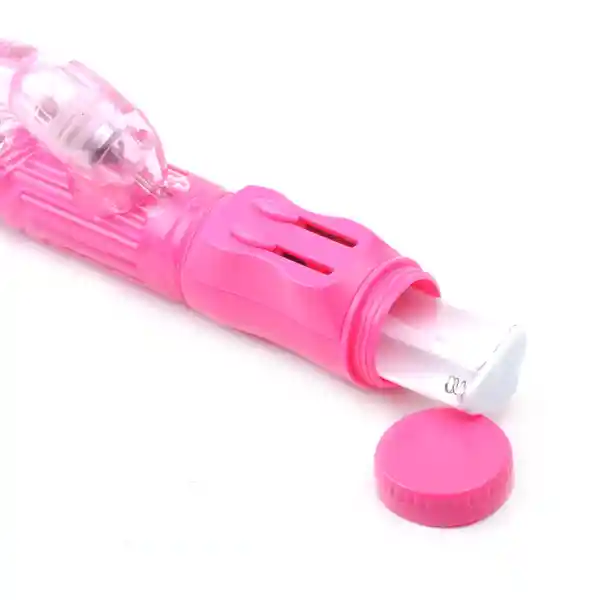 Vibrador con rabbit rosado básico