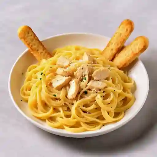 Pastas con Pollo