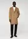 Abrigo Dalan Camel Talla XXL Hombre Mango