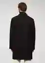 Abrigo Parka Bonet Negro Talla M Hombre Mango