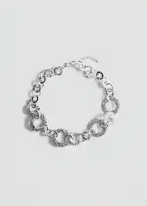 Collar Amparo Plata Talla 99 Mujer Mango