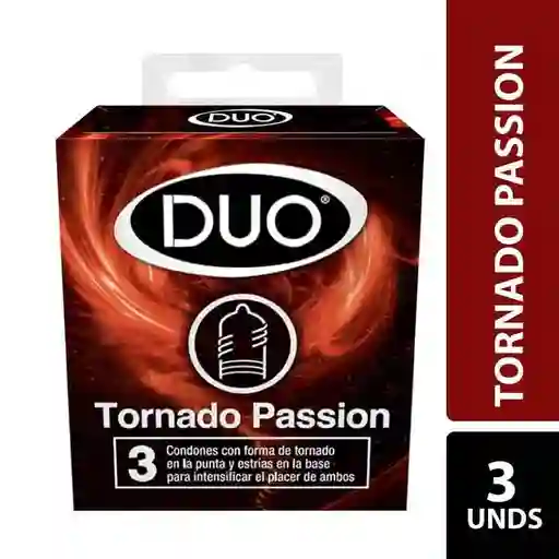 Duo Preservativo Tornado Passion