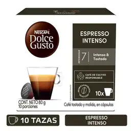 Cápsulas de Café NESCAFÉ DOLCE GUSTO Espresso Intenso 80 g