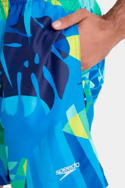 Pantaloneta Hawaian Garden Hombre 18 Pulgadas Talla L Speedo