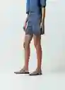 Short Nusa Mujer Azul Indigo Medio T 6 452G340 Naf Naf