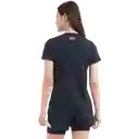 Under Armour Camiseta Tech Ssc Solid Negro Para Mujer Talla MD