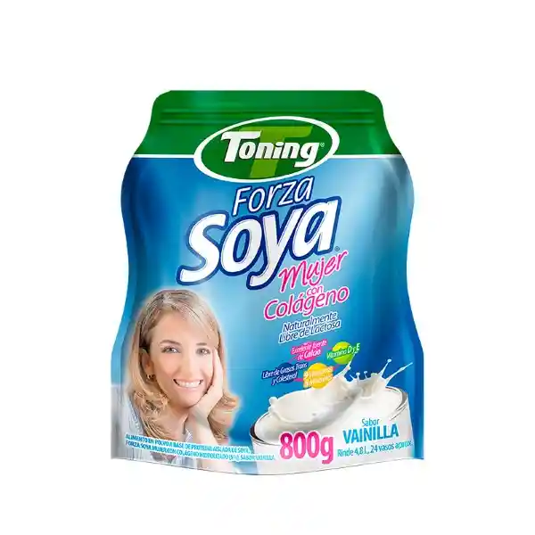 Toning Bebida de Soya Con Colágeno Vainilla