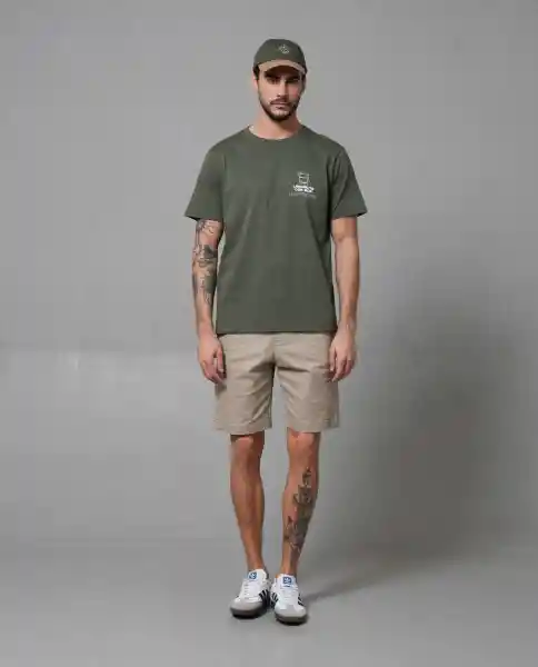 Camiseta Hombre Verde M 103G000_VER190510 Rifle