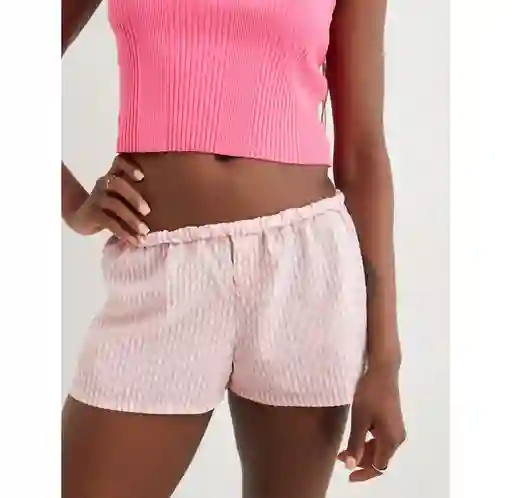 Short de Pijama Rosa Aerie Talla X-Small American Eagle